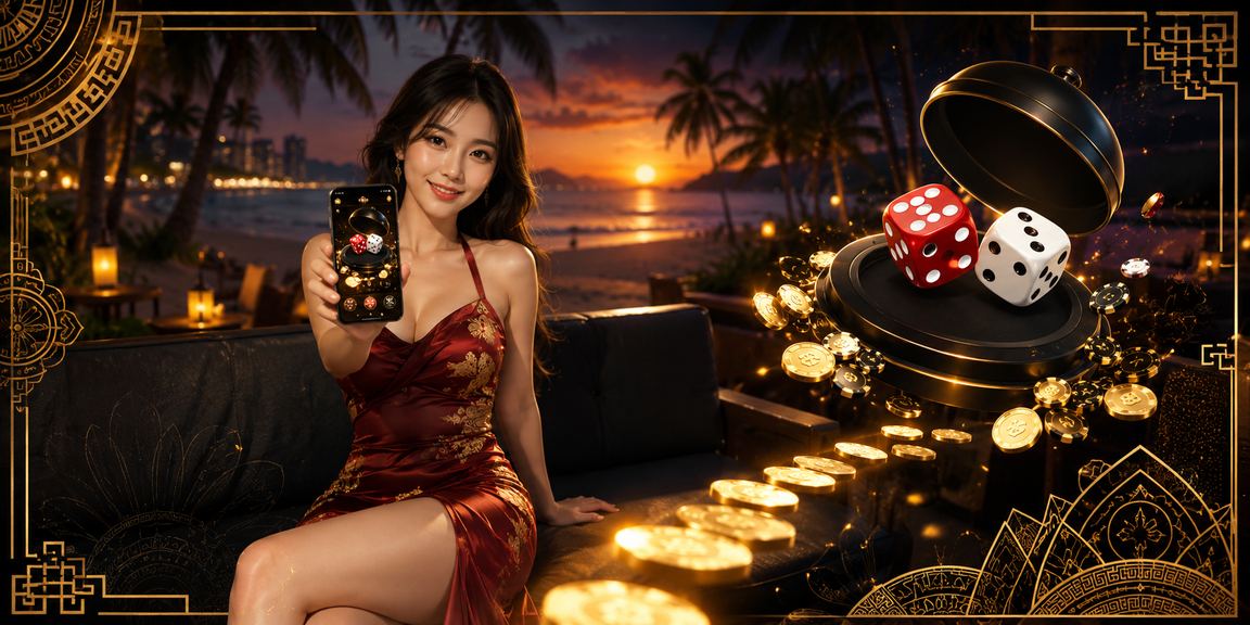 Người dùng tại Đà Nẵng đọc phân tích kèo bóng đá trên điện thoại bên bãi biển