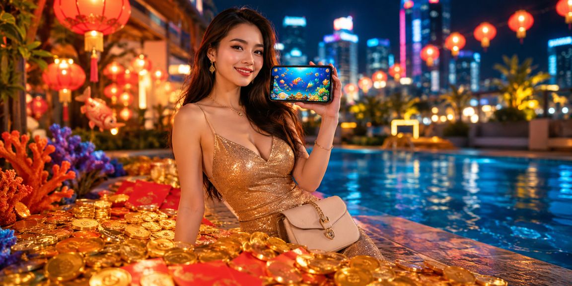 Phong bì đỏ may mắn và đèn lồng Tết tại Thành phố Hồ Chí Minh